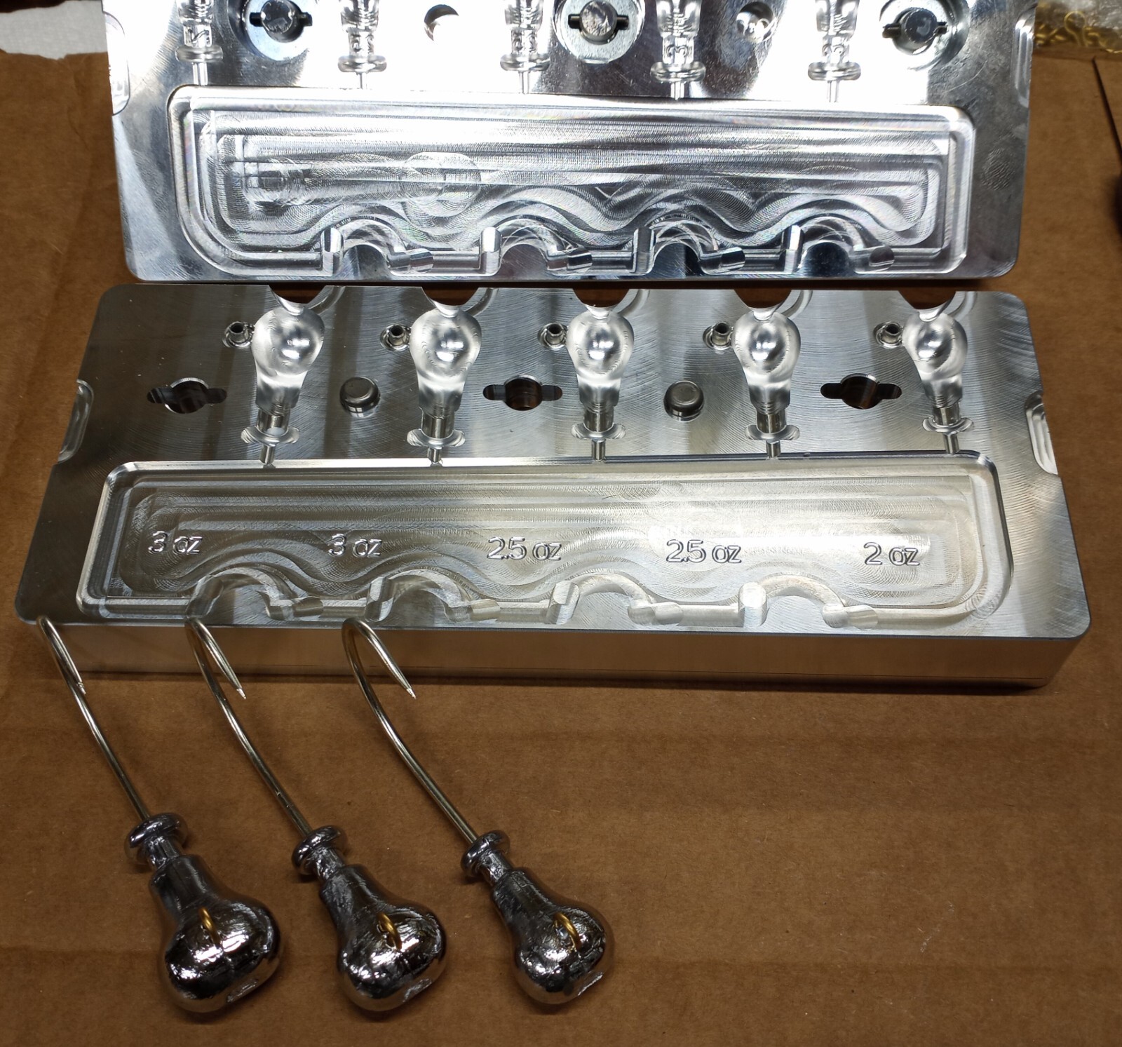 Cobia Knucklehead Jighead - ( 2 oz, 2 1/2 oz, 3 oz combo Mold )