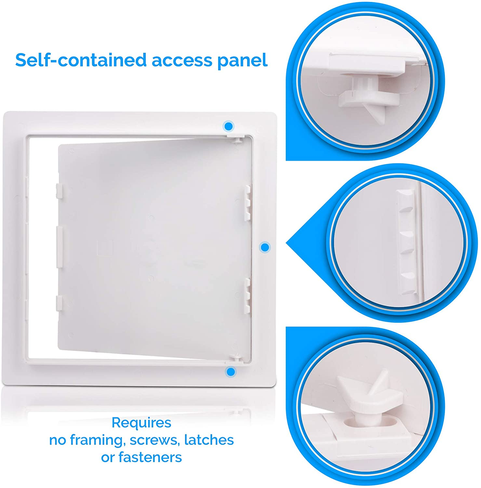 Access Panel For Drywall Wall Access Panel 12 X 12 Durable Plastic White NEW