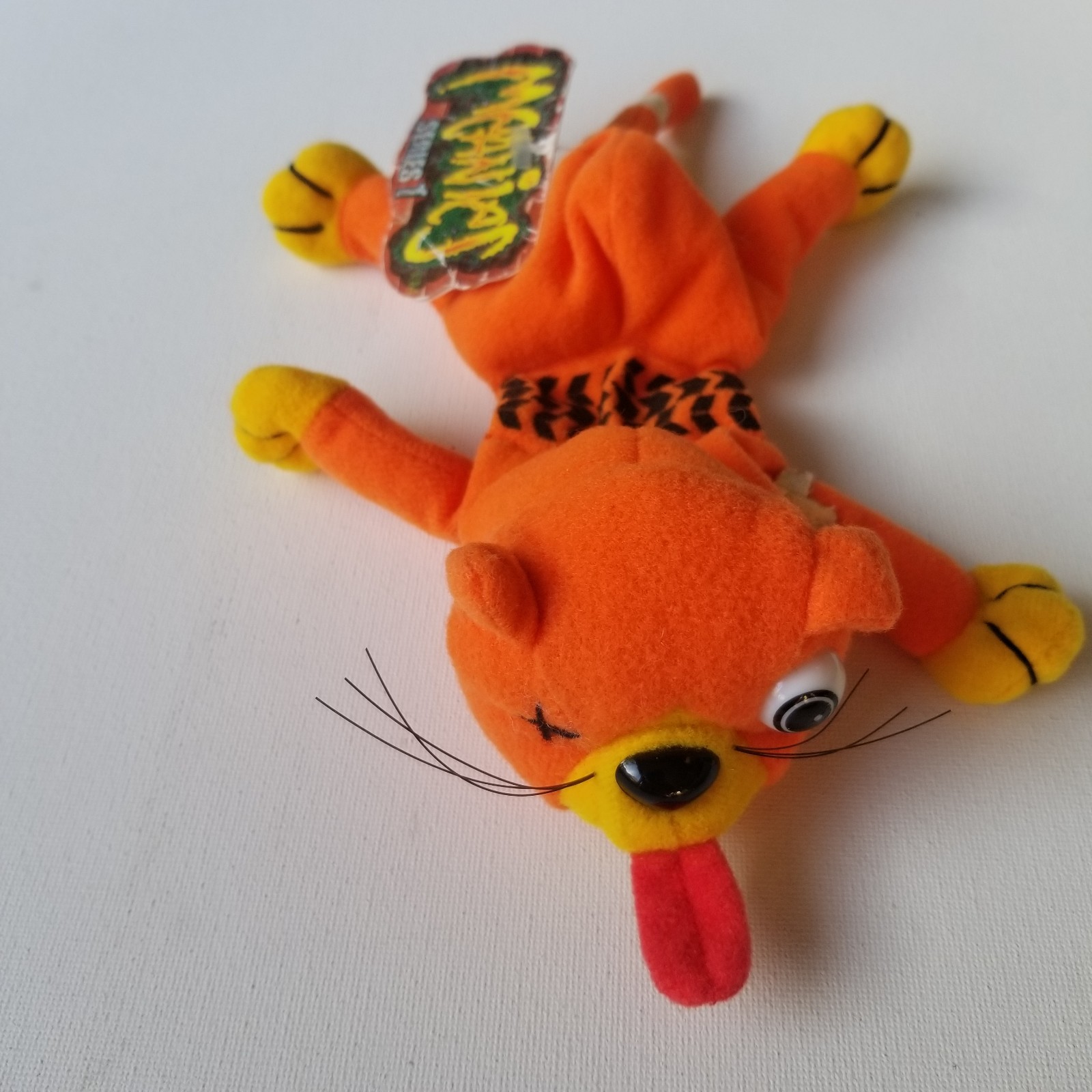 Meanies Series 1 Orange Splat Kat New With Tags Very Good Condition