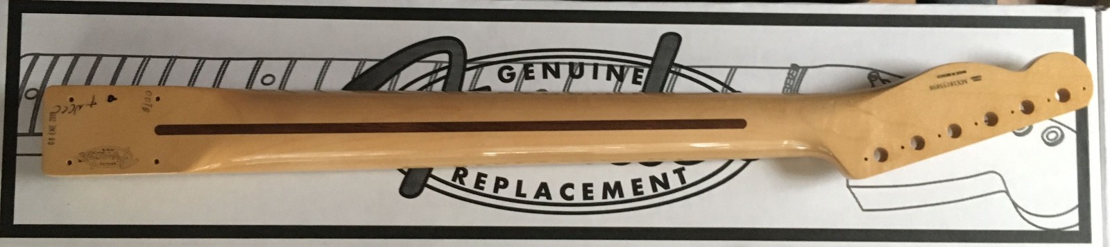 NEW 9.5 Radius GENUINE FENDER 51 STYLE Fat U Shaped TELECASTER MAPLE With Tuners