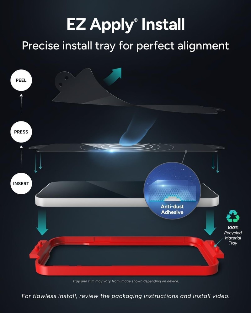ZAGG Apple iPhone 15/16/Plus/Pro/Max Glass Elite Screen Protector - Clear