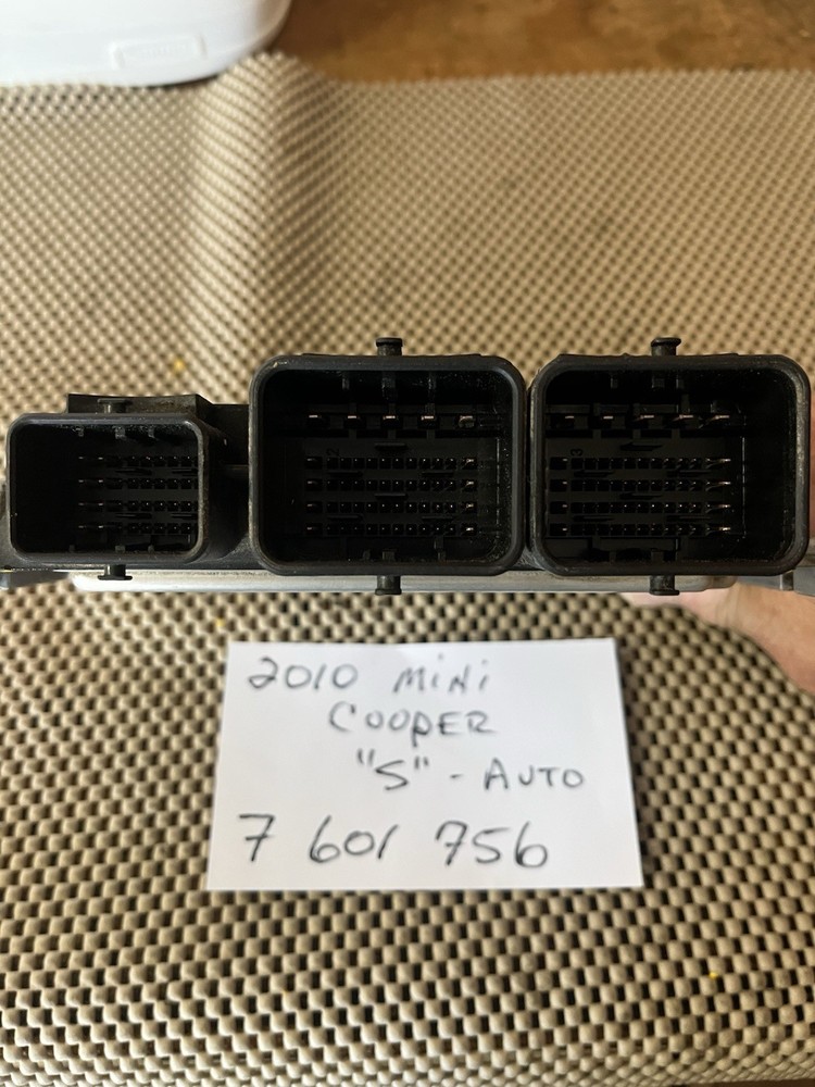 2010 Mini Cooper S AT ECU 7601756 ECM PCM Engine Control Module