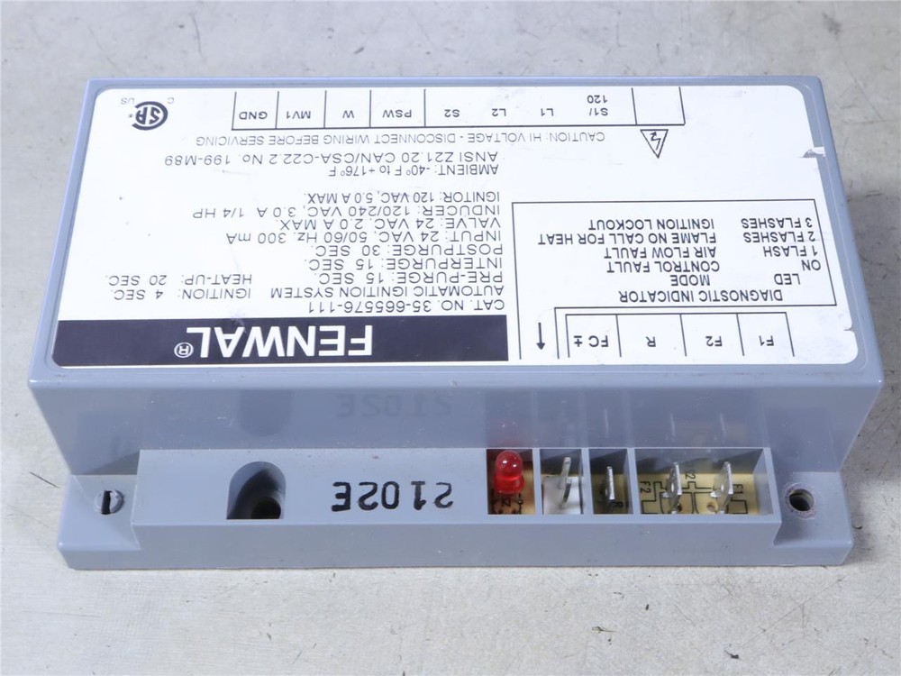 FENWAL 35-665576-111 Automatic Ignition System Control Board 199-M89