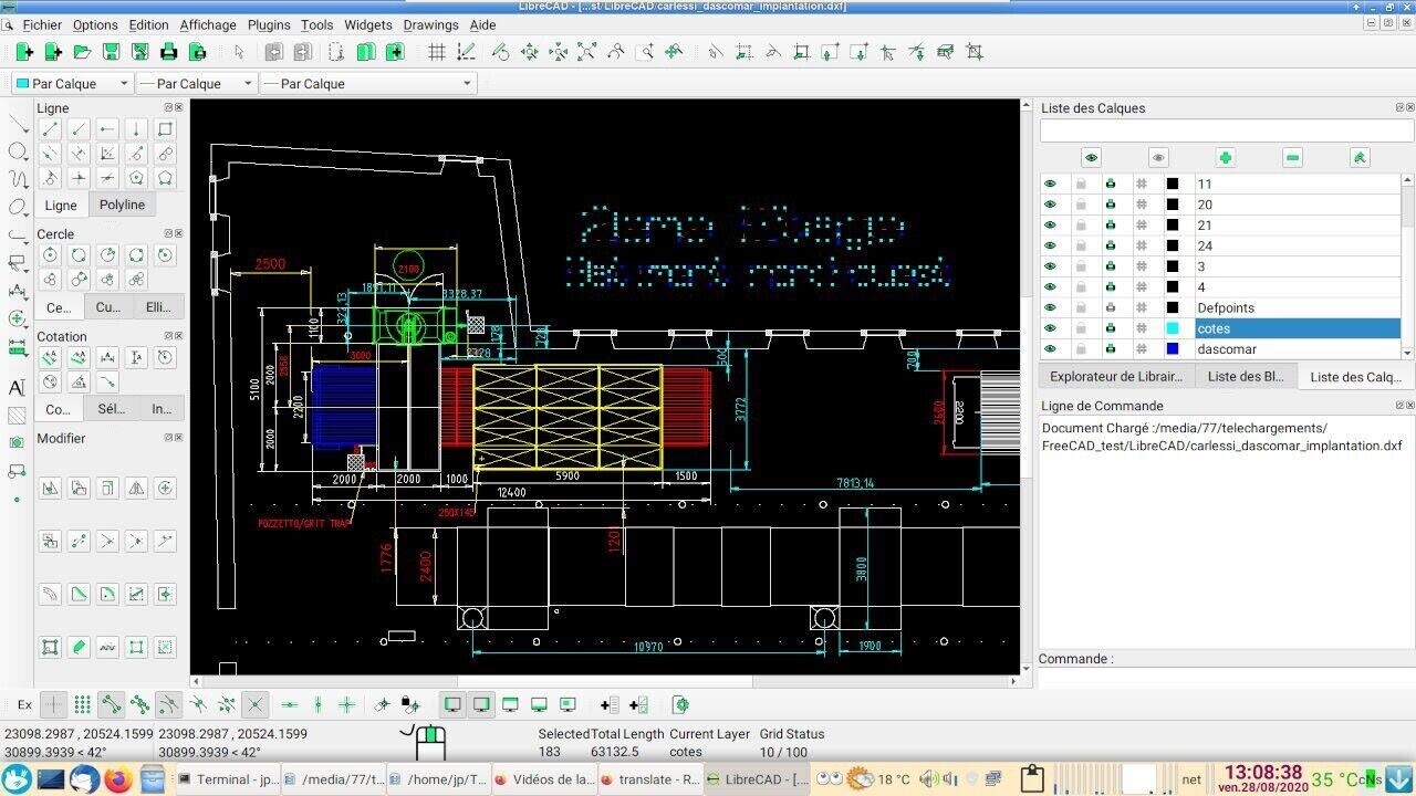 Libre Cad 2D - Computer Aided Design CAD Software Package for Windows on CD