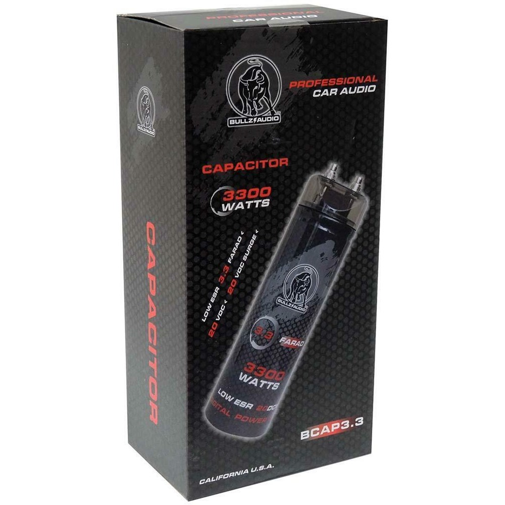 Bullz Audio BCAP3.3 3.3 Farad Power Capacitor