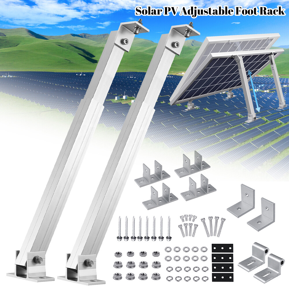 Solar Panel Mounting Brackets ABS Tilt Mount Adjustable Angle Fixing Wall Roof