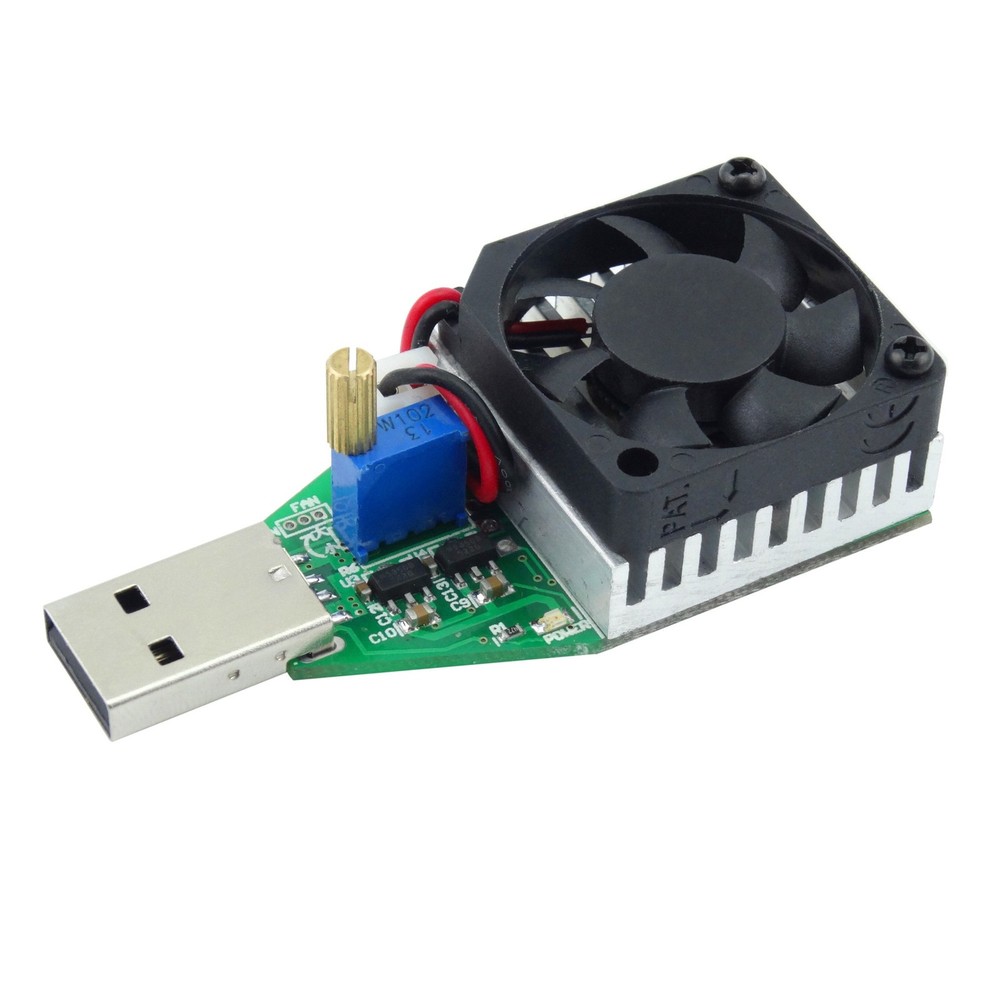 USB Adjustable Constant Current electronic load Tester for QC2.0 Power Bank CA