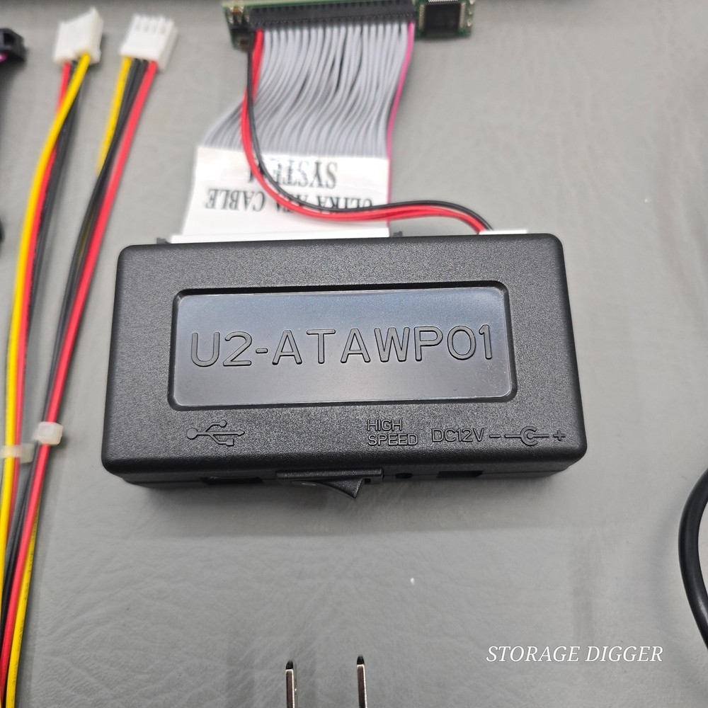 Vintage Forensic Hard Drive Write Blocker U2-ATAWP01, Connected USB2.0, Boxed