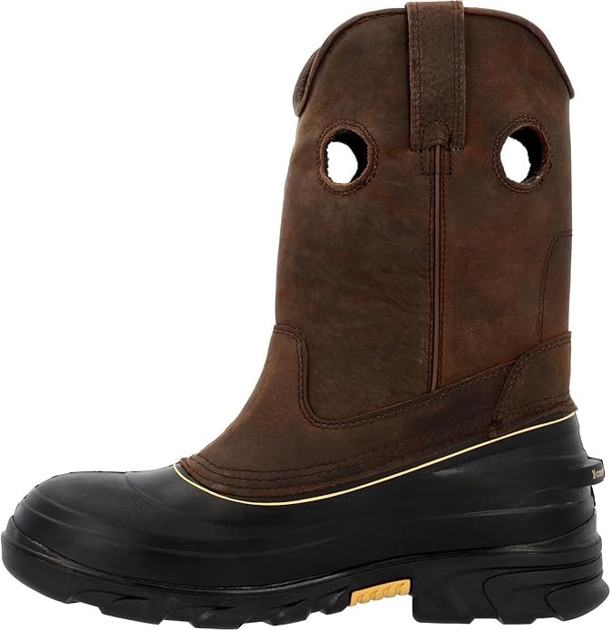Georgia Boot Muddog 2 Work Wellington, Dark Brown