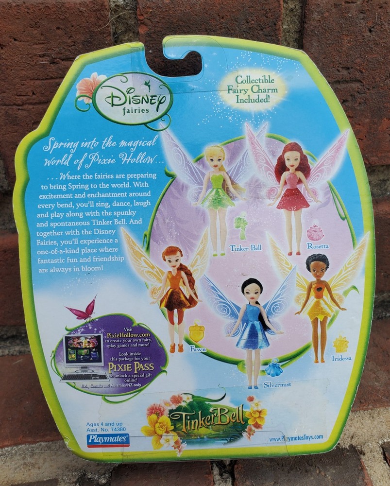 *DISNEY FAIRIES*TINKER BELL*W/Charm&Pixie Pass!●New Package Never Opened●2008🧚‍