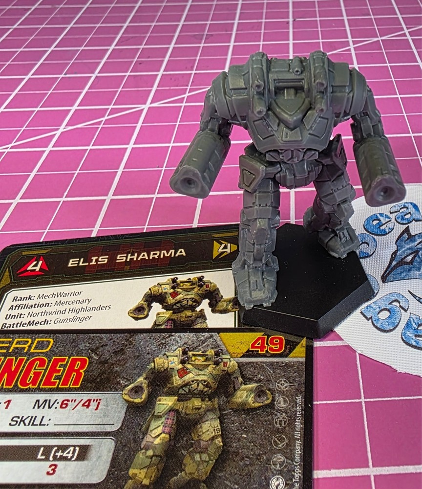 BattleTech Gunslinger Mech -- Northwind Highlander's Command Lance + Cards
