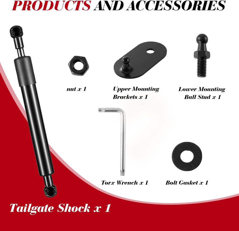 2007-21 Tundra Tailgate Lift Supports Struts – Compatible Replacement