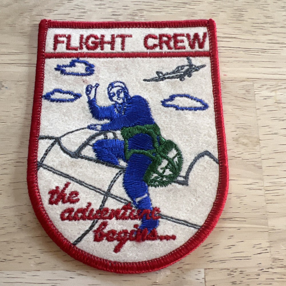 Vintage Flight Crew The Adventure Begins... Patch