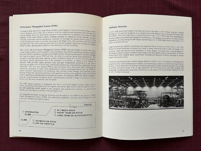 Lockheed L-1011-500 Technical Profile 1980 Brochure