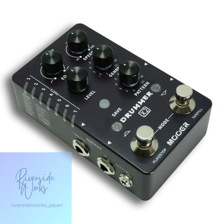 Mooer DRUMMER X2 Drum Machine Pedal Effect for Musicians