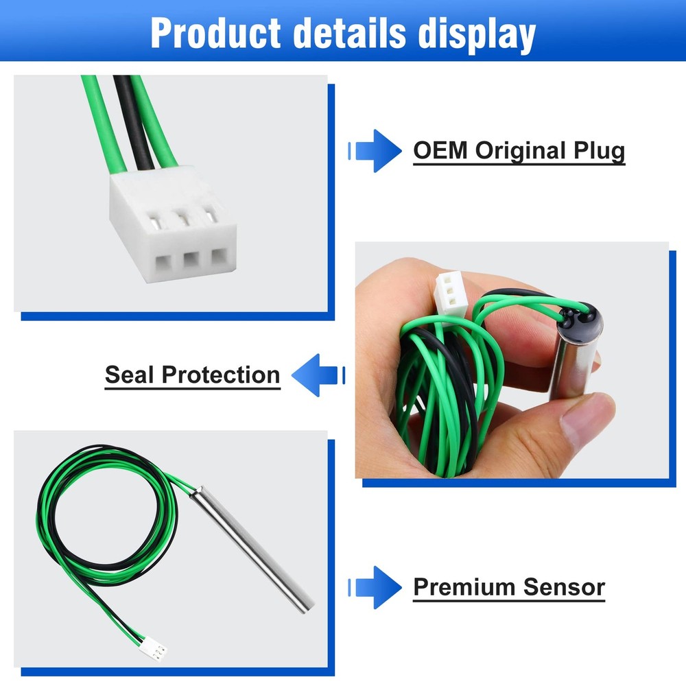 009577f Pool Temperature Sensor Lid Units Replacement for Raypak Heater Spa, Com
