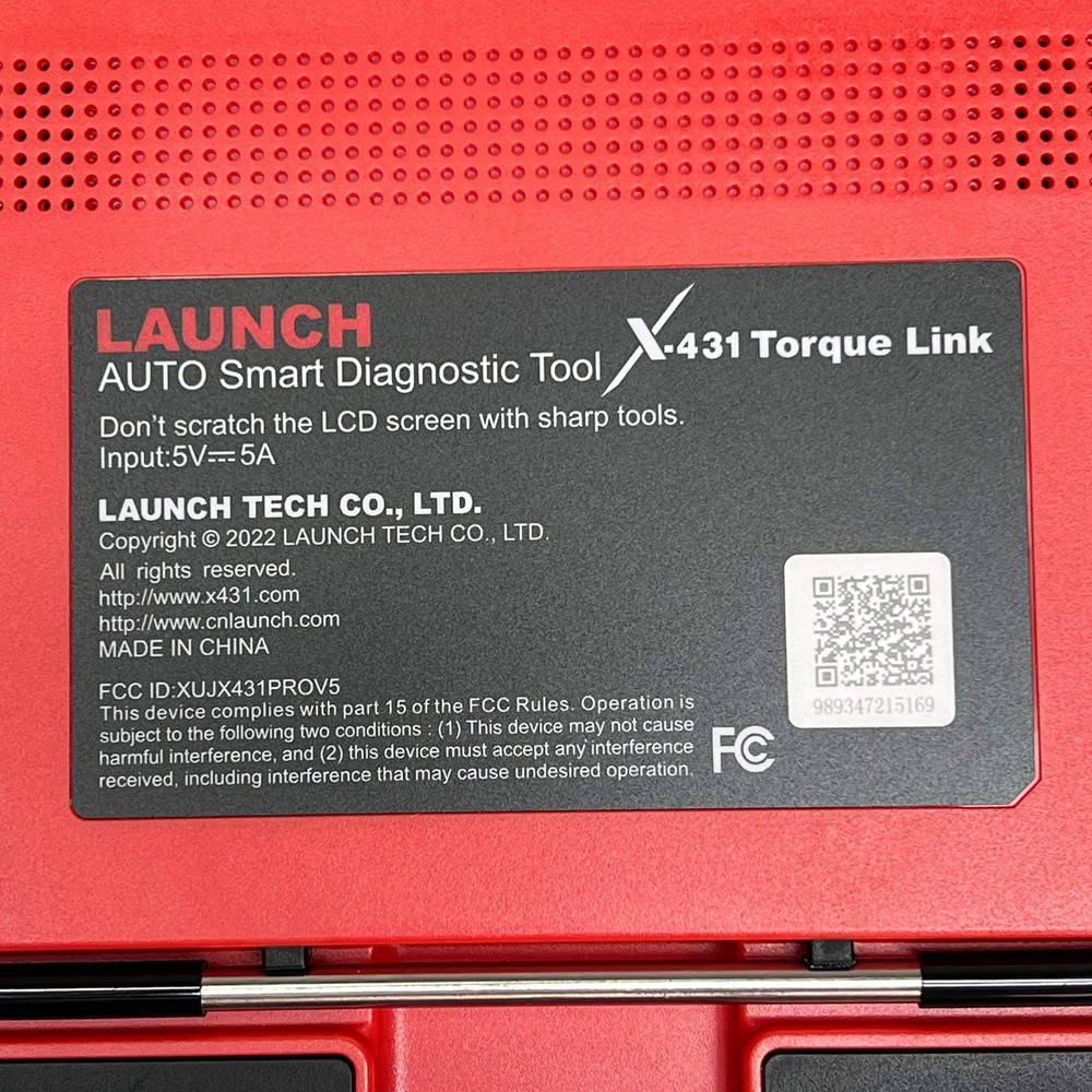 LAUNCH TECH Advanced Intelligent Car Diagnostic Device Black/Red 321195101
