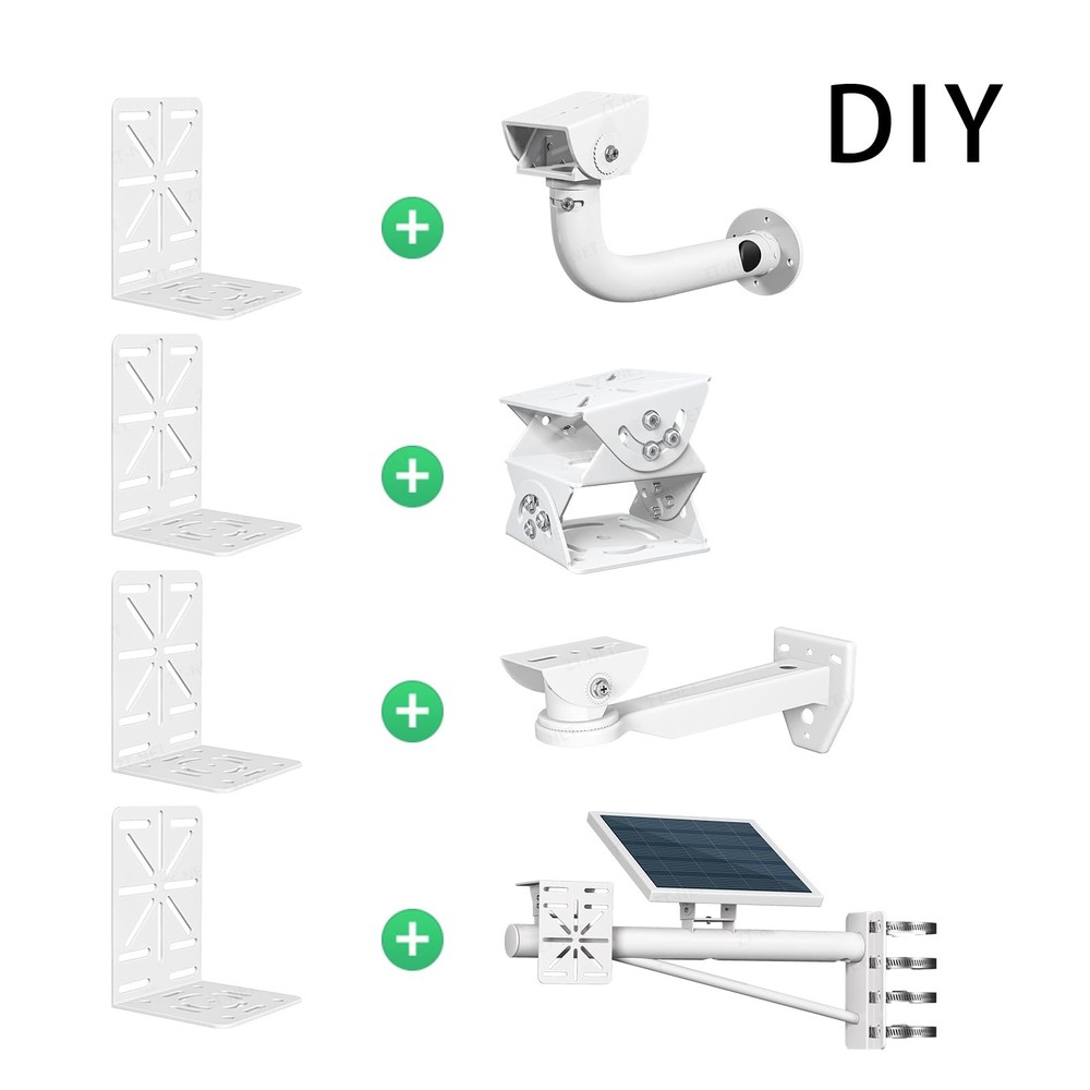 CCTV Mount Bracket LShape Security Plate Universal Wall Ceiling Mounting
