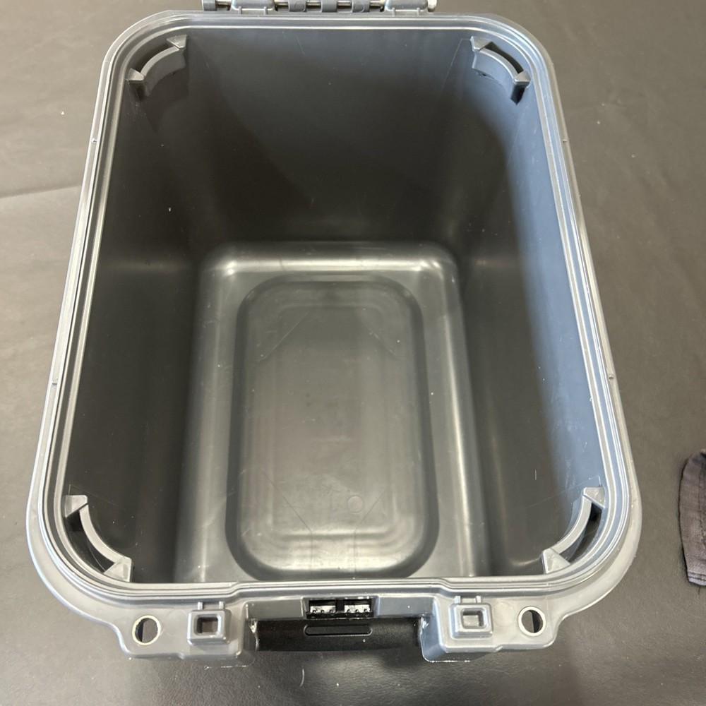 Yeti LoadOut GoBox 15 Gear Case, Charcoal - LipGrip Handles. Solid Shape!