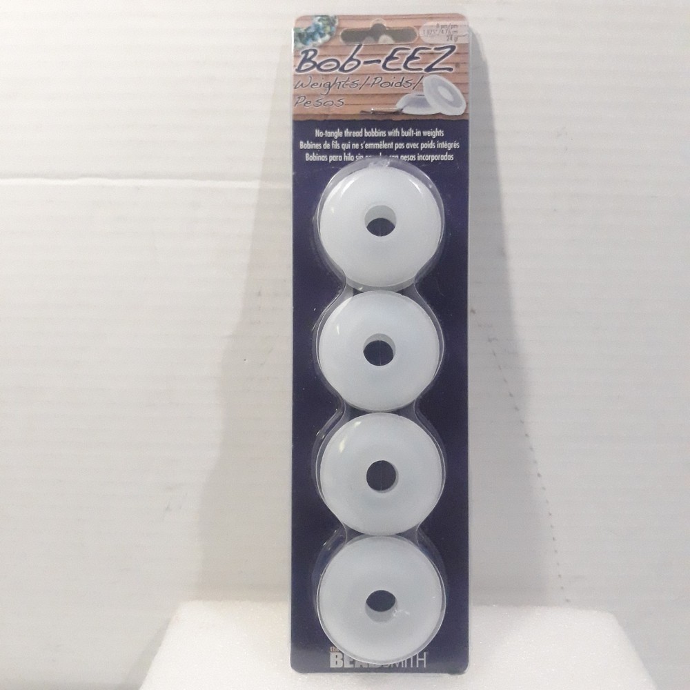 Beadsmith Bob-EEZ Weights No-Tangle Thread Bobbins/ Kumihimo Crafting Tool New