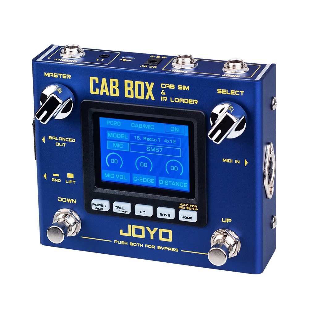 JOYO Cabinet Modeling Power Amp Simulator Effect Pedal IR loading Guitar Pedal