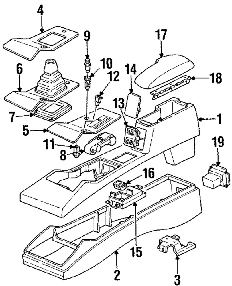 Genuine GM Shift Plate 22576613