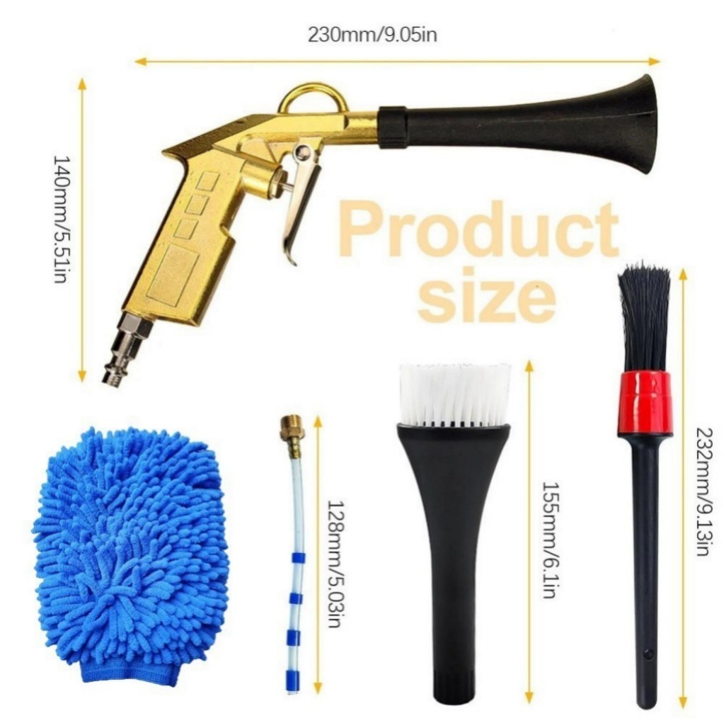 US Air Compressor for Car Detailing Tornado Detailing Tool High Pressure Air Gun