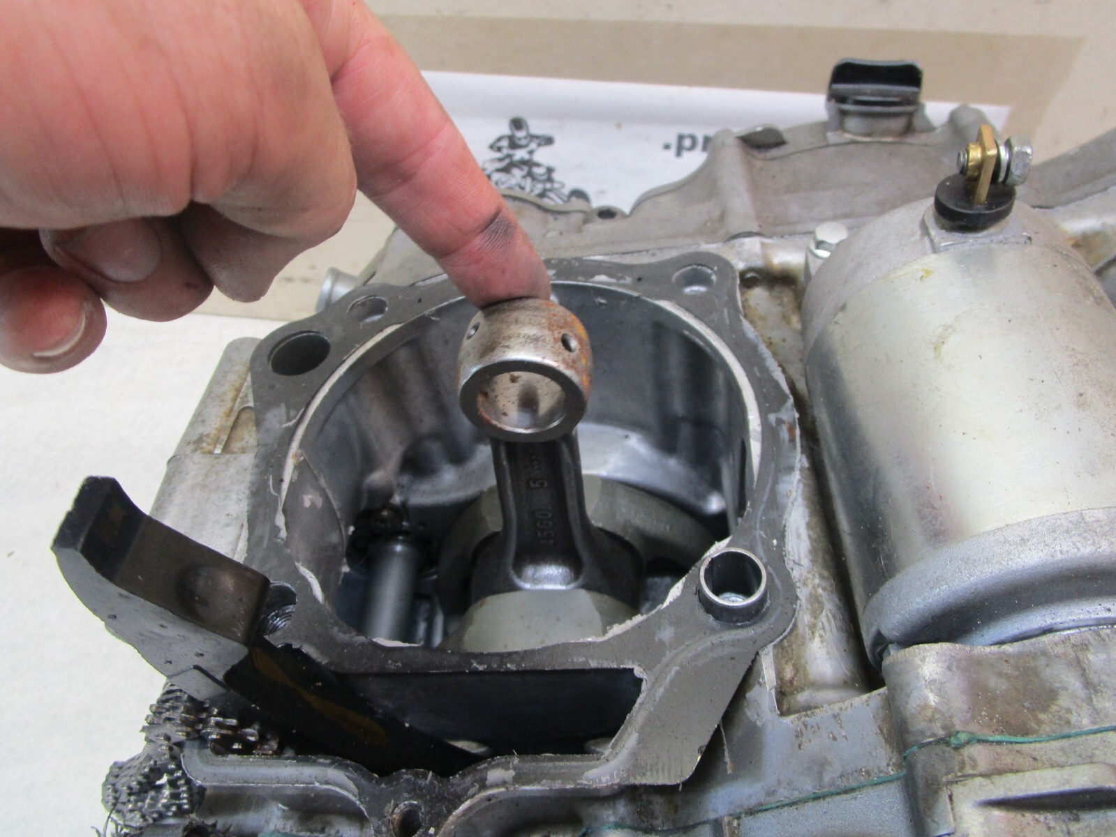 GOOD ENGINE BOTTOM END ! 06-09 suzuki ltr450 ltr 450 r450 quadracer engine motor