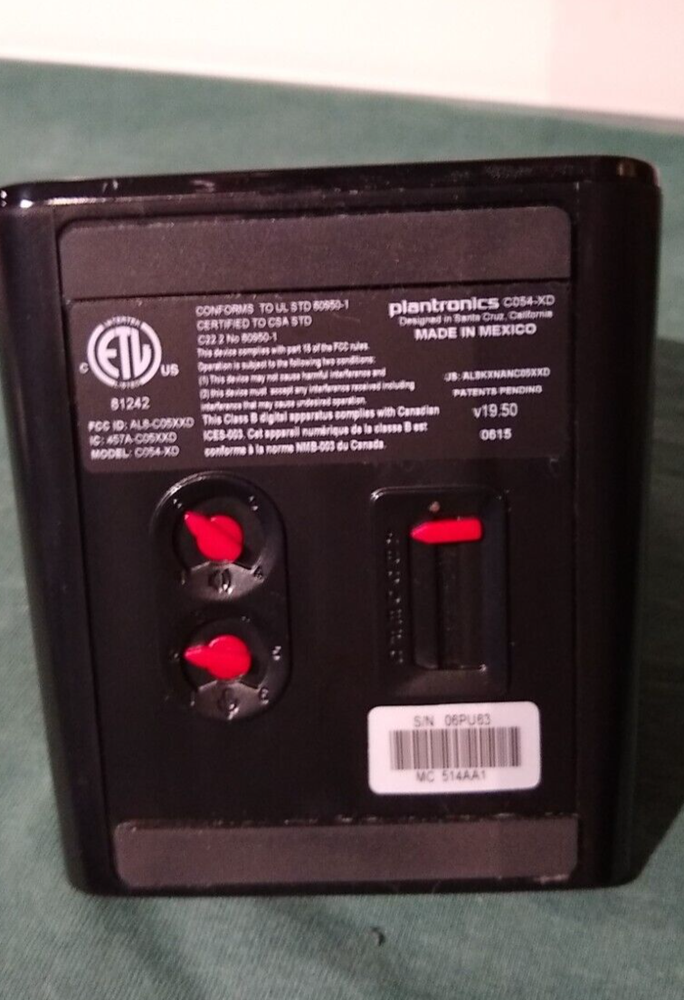 Plantronics CS540 - XD Wireless Telephone Headset System Hands Free Bluetooth