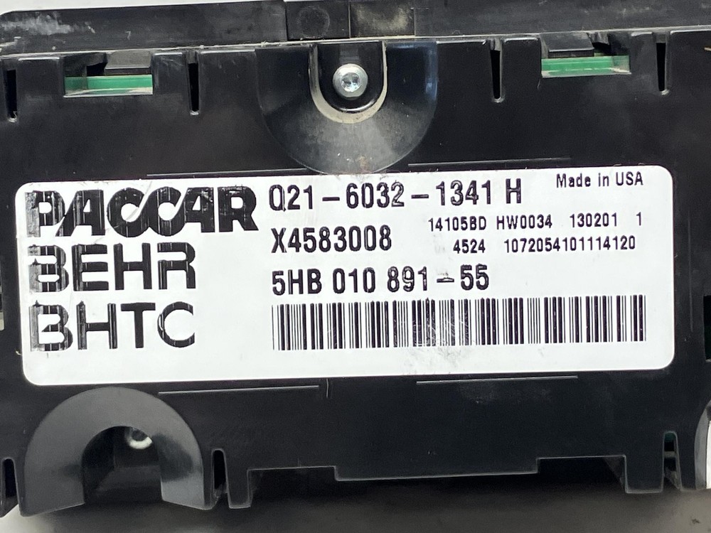 2013-2017 Peterbilt 579 Heater A/C Temperature Controls - Used