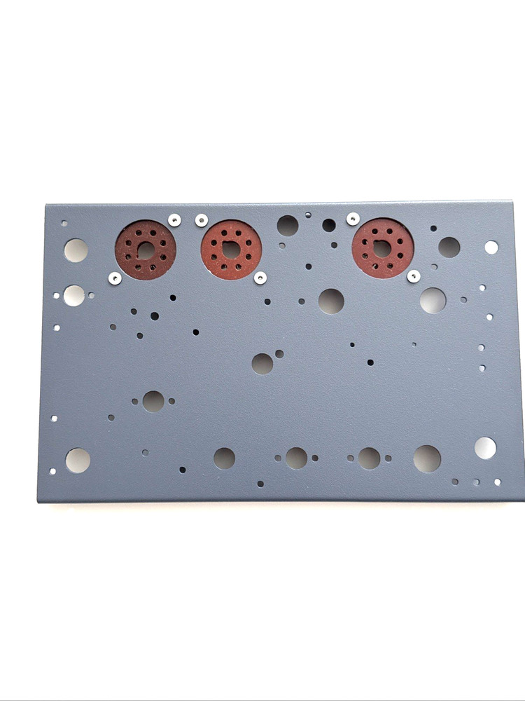 PARASET replica  FRONT PANEL with 3 sockets BLUE