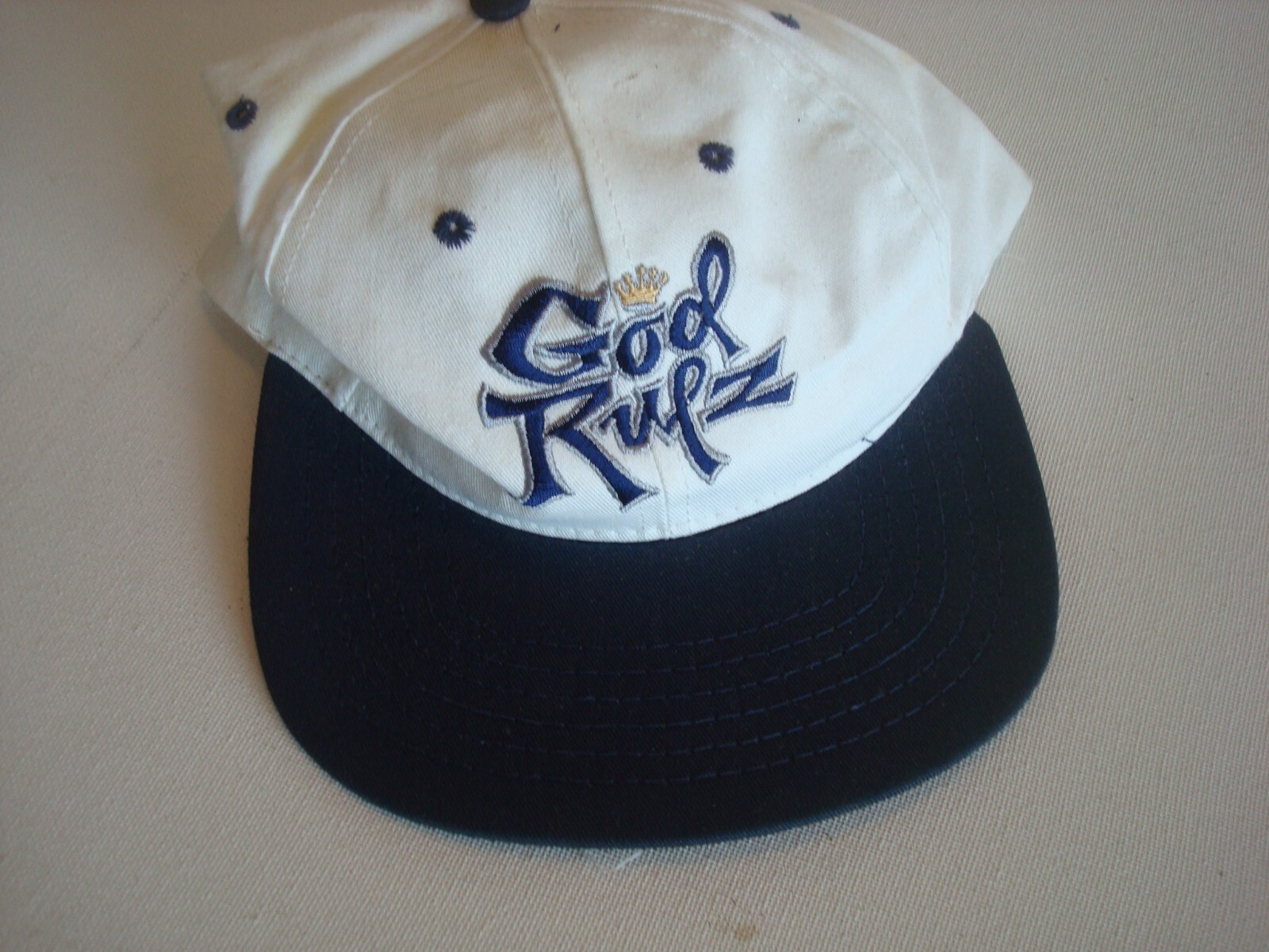GOD RULZ   SNAPBACK  DEADSTOCK HAT CAP VINTAGE P1