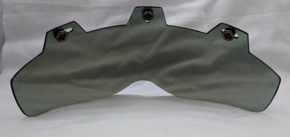 New ECHO 02-312 Universal 3 Snap Shorty Shield / Visor / Blue Mirror