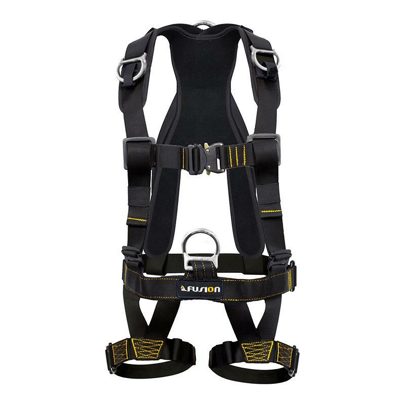 FUSION CLIMB TAC-SCAPE FULL BODY HARNESS (Silver D-ring)
