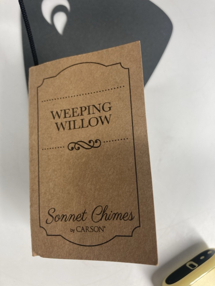 Weeping Willow Sonnet Charms By Carson 44” Metal Script With Tags Beautiful