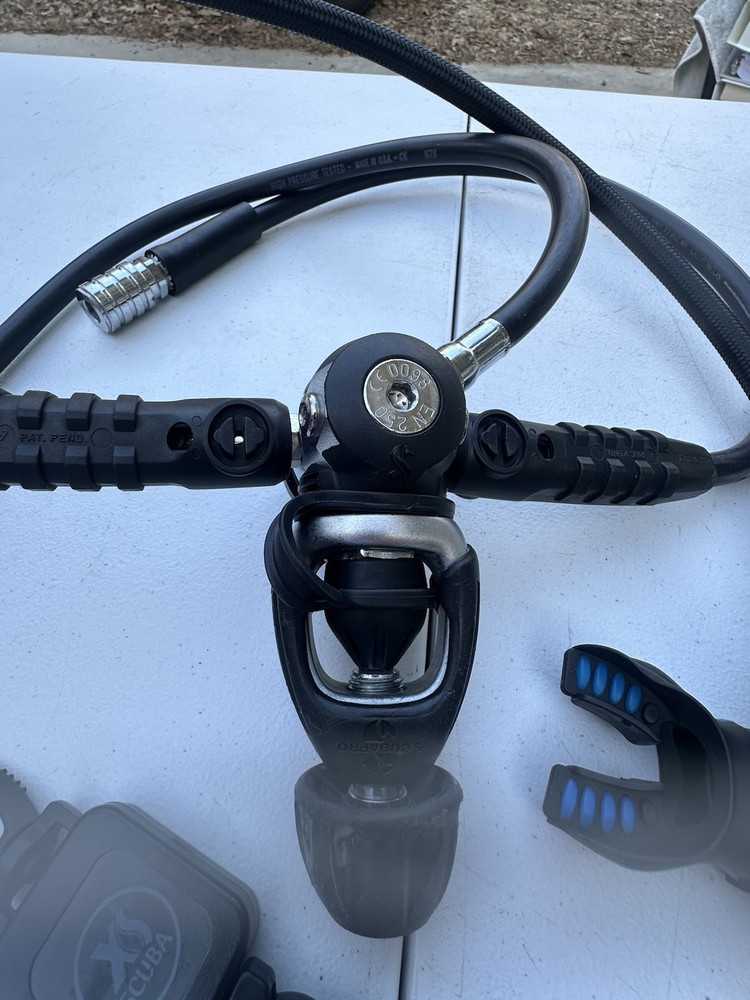 Scubapro MK17 Regulator Set w/ Octo + Uwatec Wrist Dive Computer No Transmitter