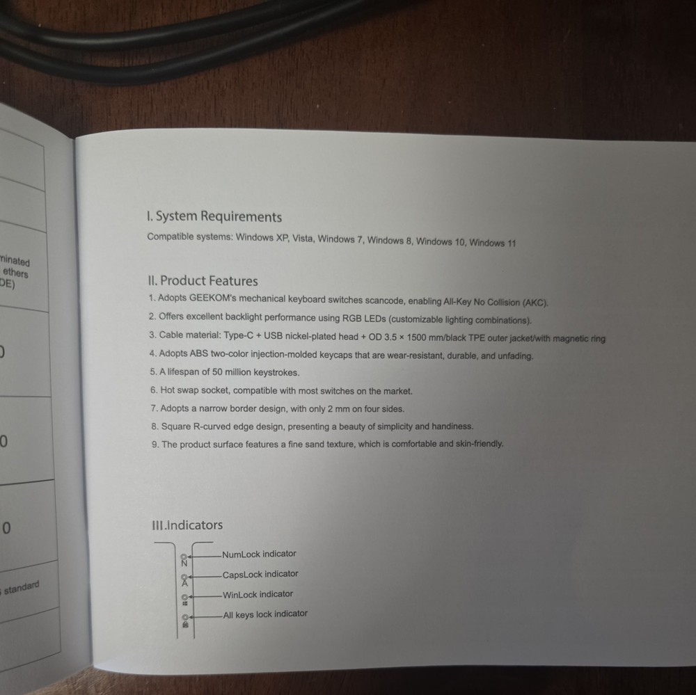 Gaming Keyboard And Mouse LED Light Backlit Mechanical Feel For Computer Desktop