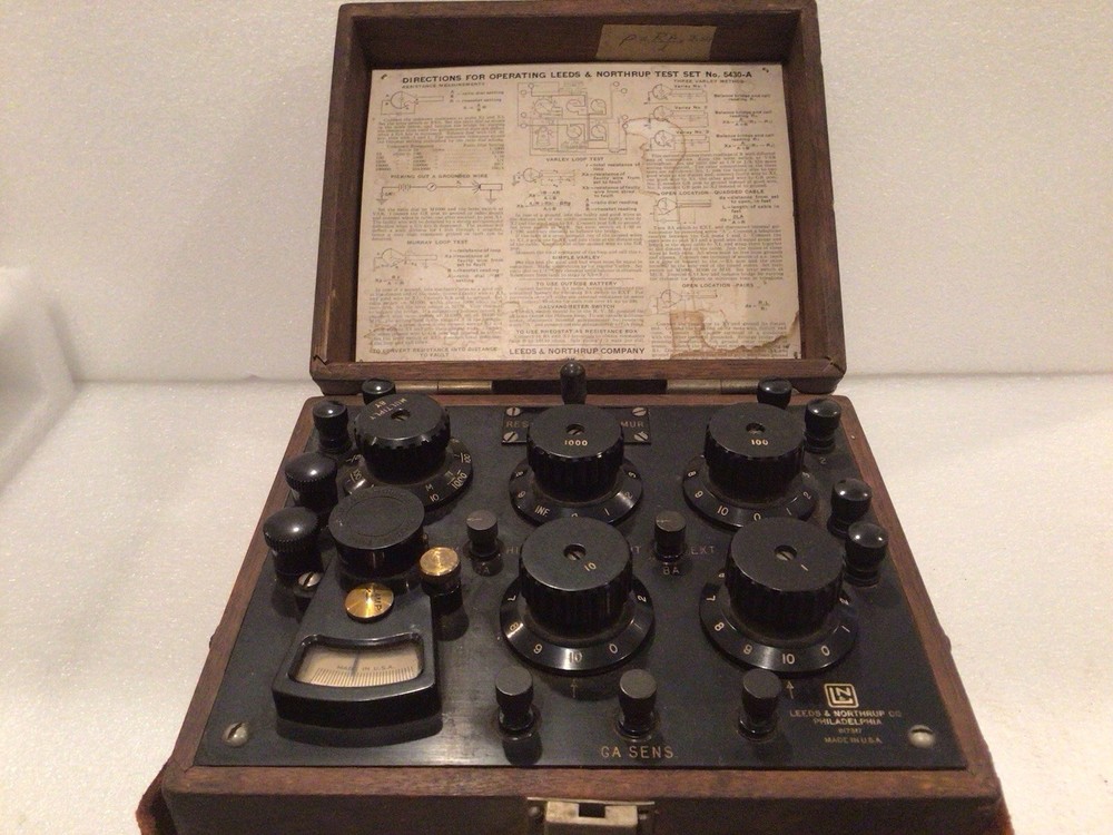 Leeds & Northrup 1940s Model 5430-A Electrical Test Set