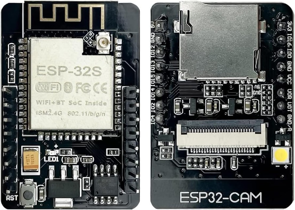 WiFi/Bluetooth ESP32-CAM Kit: 2x Modules with OV2640 Camera - Easy Development