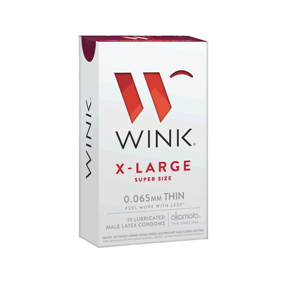 Wink Super X-Large Condoms - 10 count