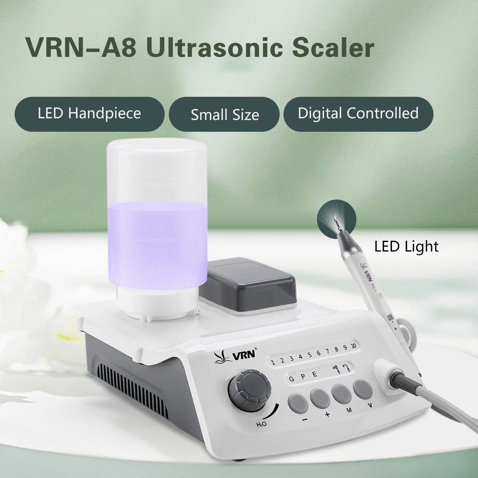 LED Dental Ultrasonic Piezo Scaler Handpiece Bottles Fit EMS Cavitron Woodpecker