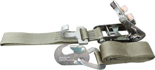 10 Foot X 1.75 Inch US Military Ratchet Strap Cargo Tie Down Strap, Commercial