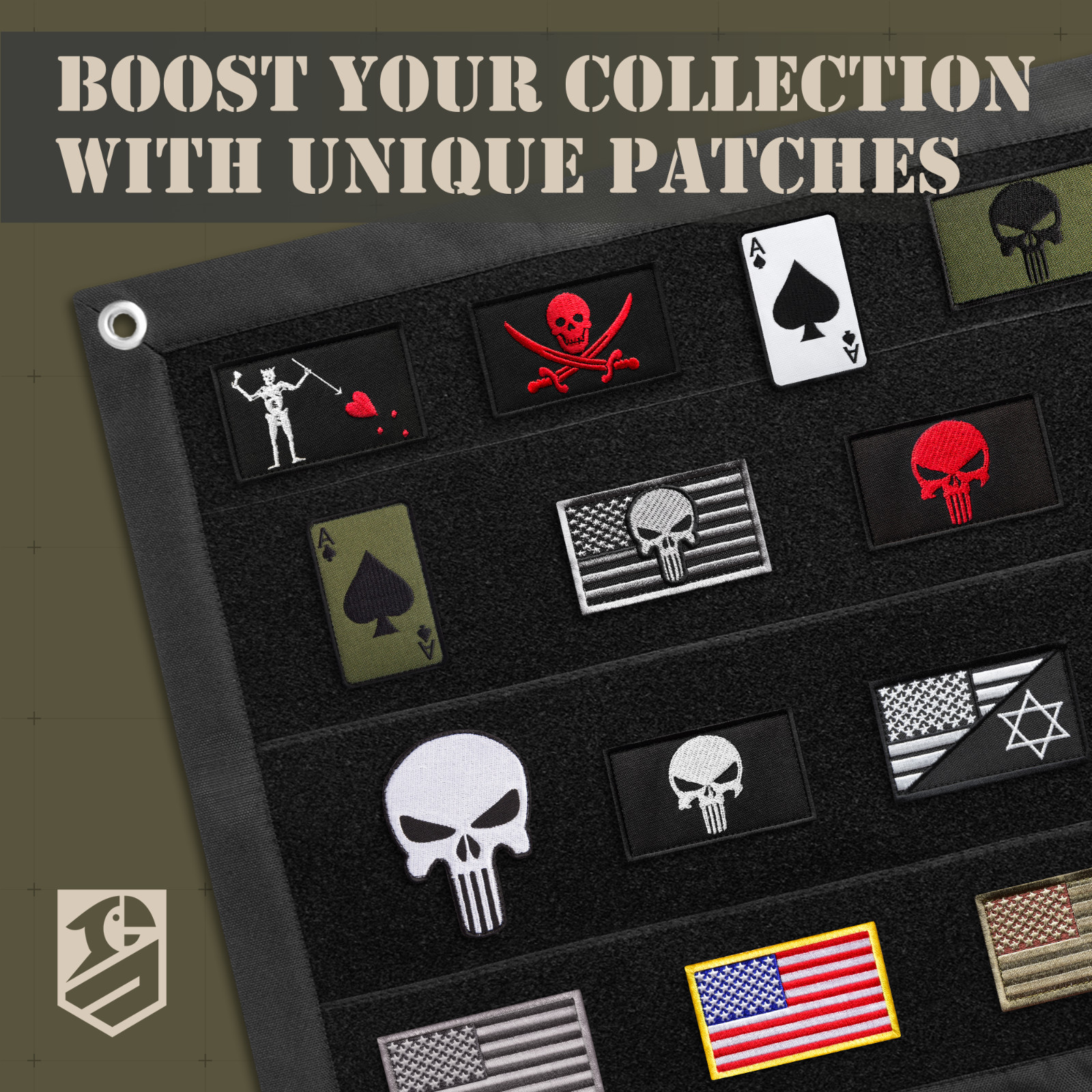 2Pcs Jolly Roger & Blackbeard Edward Teach Patch, Embroidered Pirate Skull