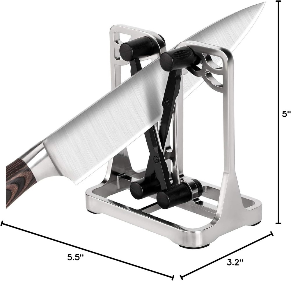Multifunction Knife Sharpener - Kitchen Tool with Non-Slip Base