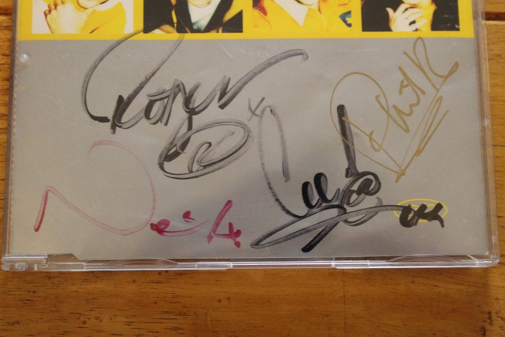 SIGNED Code Red Is There Someone Out There CD Single Autographed Auto Boy Band