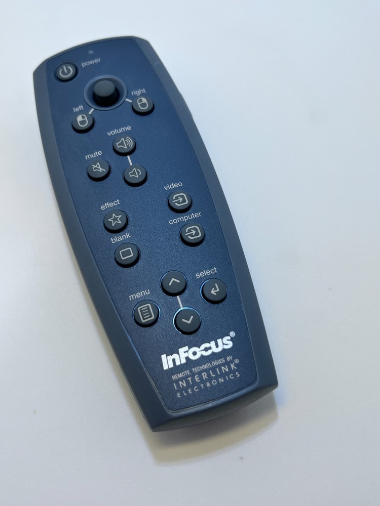 InFocus Conductor Remote Control 551-0054-01 Interlink Projector Remote