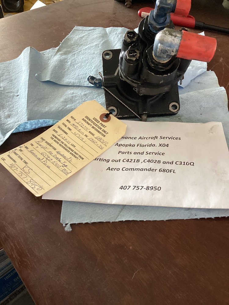 Lycomming GSIO-540-B1A Hydraulic Pump