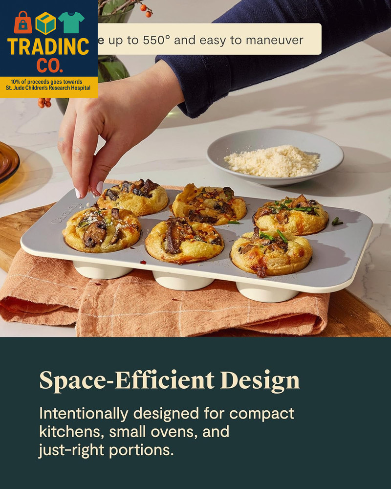 Mini Bakeware Set – Naturally Non-Stick, Non-Toxic Ceramic Coating – Compact Bak