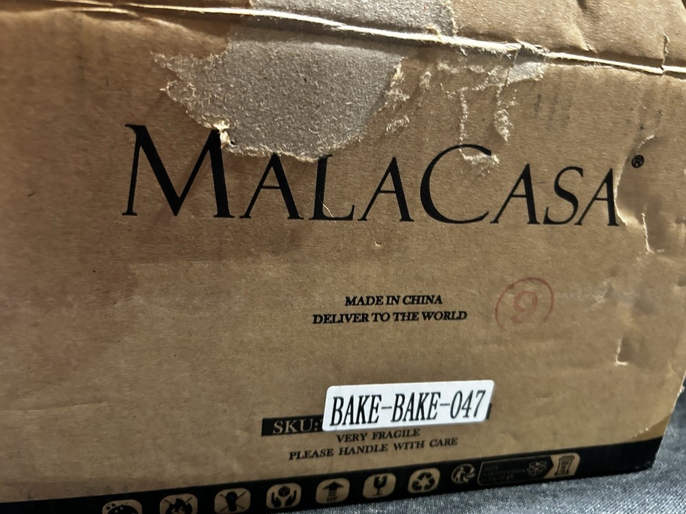 Malacasa Bakeware 6 Pc Bowls With Cover