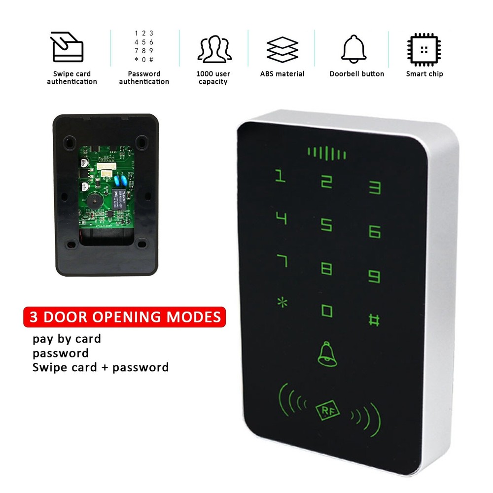 Smart Door Lock + RFID Card Reader Security Password Keypad Entry Access Control